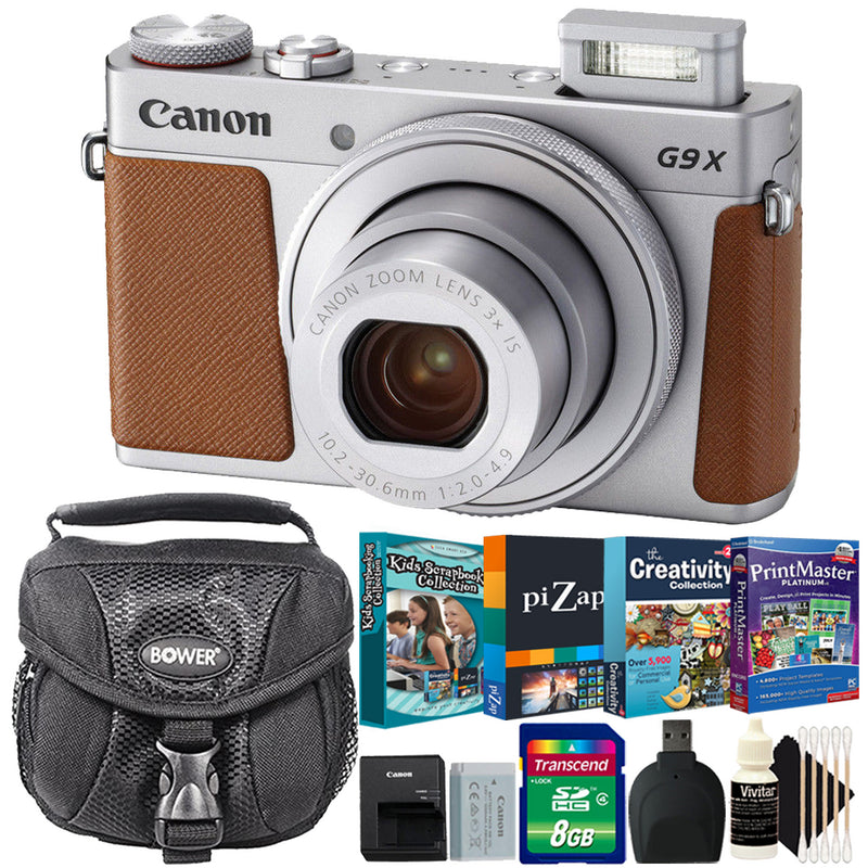 Canon G7X Mark II PowerShot 20.1MP BLACK Digital Camera with 24GB Accessory  Kit Black 
