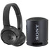 Sony SRSXB13/B Extra Bass Portable Waterproof Speaker (Black) with JBL Tune 510BT Pure Bass Wireless On-Ear Headphones (Black)