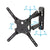 StarTech.com FPWARTB1M Black Flat-Screen TV Wall Mount - Articulating Arm