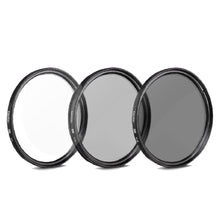 Vivitar 62mm UV CPL ND8 Filter Kit Multi-Coated HD Lenses for Canon Nikon Sony Pentax