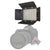 Vidpro LED-330X Varicolor Studio Video Lighting Kit for Canon Camcorder and Studio