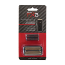 3x BaByliss Pro FX3 Replacement Foil Head for FX3 Shaver - Black #FXX3RFB