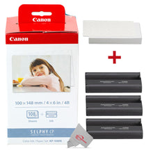 Canon Selphy KP-108IN Color Ink 4x6 and Paper Set 3115B001 for SELPHY Compact Printer CP1300 CP1200 CP769