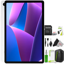 Samsung 10.9" Galaxy Tab S9 FE 128GB Multi-Touch Tablet w/ Stylus (Silver) with SanDisk 128GB Ultra UHS-I microSDHC Memory Card and Cleaning Kit