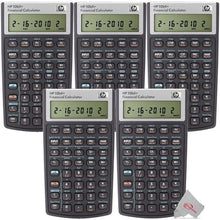 Five Pcs HP 10bII+ Financial Calculator Black