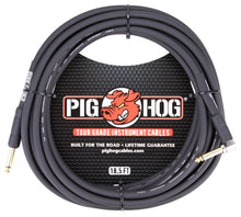 3x Pig Hog Tour Grade 18.5ft 1/4"-1/4" Cables - Straight to Right Angle