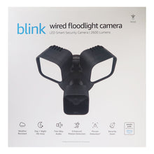 3x Blink Wired Floodlight Camera 2600 lumens Works with Alexa – 1 camera (Black)