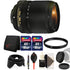 Nikon AF-S DX NIKKOR 18-140mm f/3.5-5.6G ED VR Lens with Accessory Kit For Nikon DSLR Cameras