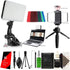 Vivitar 120 Led Video Conference Lighting Kit for Laptops and Monitors with Tripod with Phone Adapter Kit