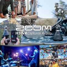 Zoom H3 VR Handy Audio Recorder with Built-In Ambisonics Mic Array + Pig Hog Solutions 3.5mm TRS to 3.5mm TRS Adapter Cable, 6ft and Accessories