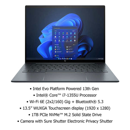 HP Dragonfly G4 13.5" Intel Evo Platform Touchscreen Laptop - 13th Gen Intel Core i7-1355U - 1280p - Windows 11 Pro