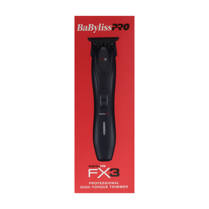 BabylissPro FX3 Professional High-Torque, High-Speed Dual Voltage Foil Shaver & Trimmer Set – FXX3SB & FXX3TB