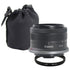 Canon RF-S 10-18mm f/4.5-6.3 IS STM Lens (Canon RF) with Digital SLR High-Definition 49mm UV Filter and Waterproof Neoprene Medium Lens Pouch