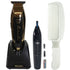 Wahl 5 Star Gold Detailer Cordless Li Trimmer #8171-700 with Philips Norelco Ultimate Comfort Nose Trimmer NT1605/60 and Wahl Flat Top Comb White