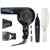 Conair Pro Black Bird Hair Dryer #BB075W with Philips Norelco Ultimate Comfort Nose Trimmer NT1605/60 and Wahl Flat Top Comb White