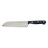 Wusthof Gourmet 7" Hollow Edge Santoku Knife, Black