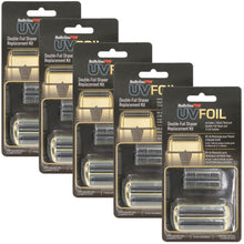 BaByliss Pro UVFOIL Double-Foil Shaver Replacement Kit [Double-Foil & 2 Cutters] - Gold #FXLRF2G - 5 Units