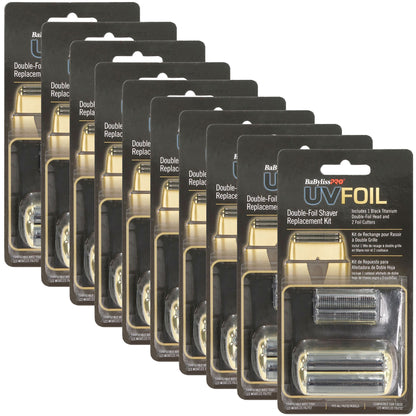 BaByliss Pro UVFOIL Double-Foil Shaver Replacement Kit [Double-Foil & 2 Cutters] - Gold #FXLRF2G - 10 Units