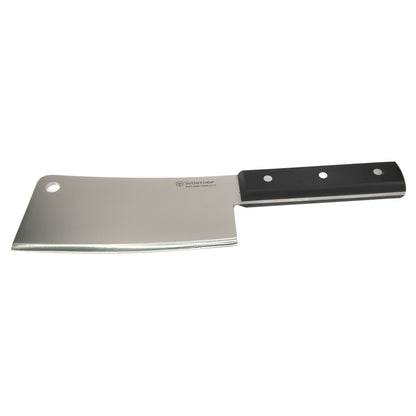 WÜSTHOF Classic 6" Cleaver Knive with Wusthof Gourmet 7" Hollow Edge Santoku Knife