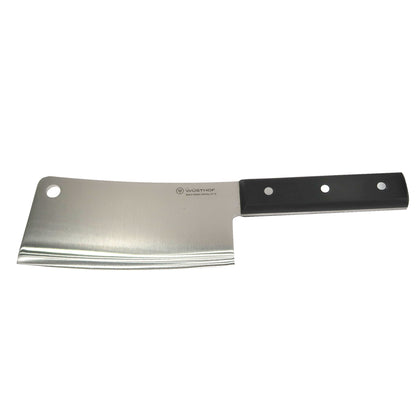 WÜSTHOF Classic 6" Cleaver Knive with Wusthof Gourmet 7" Hollow Edge Santoku Knife