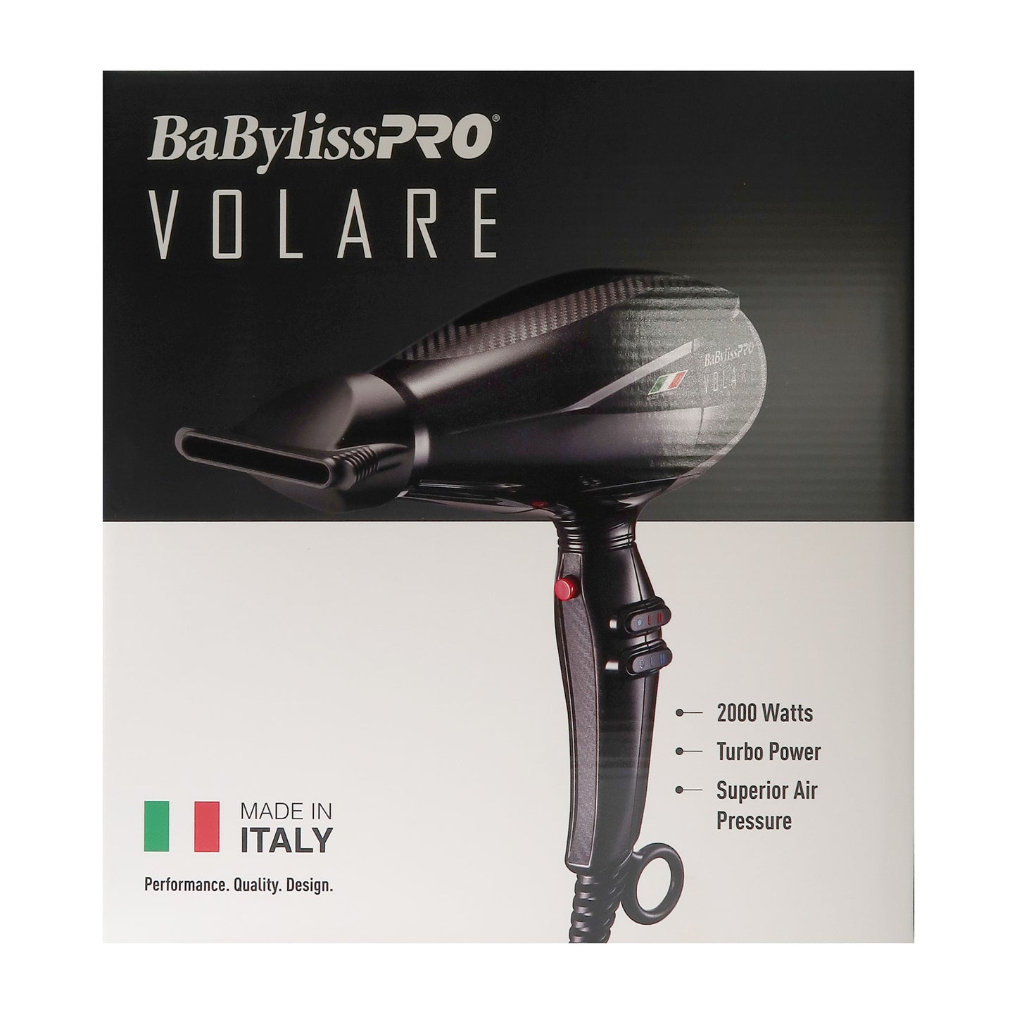 BaByliss Pro Volare Nano Titanium Hair Dryer BVOL1 with Nano Titanium Ultra-Thin 1" Flat Iron BNTMB4072TUC + Apron + Texturizing Comb