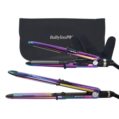 BaByliss Pro LIMITED EDITION Nano Titanium Prima 3100 1'' Ultra-Thin Flat Iron BNTRB3100TUC with Prima2000 3/4" Mini Flat / Curling Iron BNTBRB2000UC