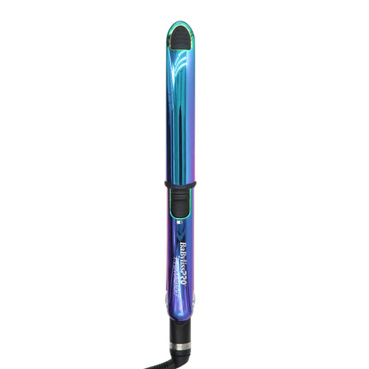 BaByliss Pro LIMITED EDITION Nano Titanium Prima 3100 1'' Ultra-Thin Flat Iron Iridescent with LIMITED EDITION Nano Titanium Prima 3000 1¼" Flat Iron Midnight Purple