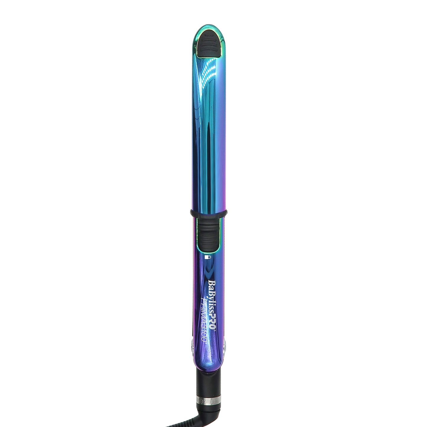 BaByliss Pro LIMITED EDITION Nano Titanium Prima 3100 1'' Ultra-Thin Flat Iron Iridescent BNTRB3100TUC with Nano Titanium Conicurl Iron 1¼ - ¾" BNT125TB