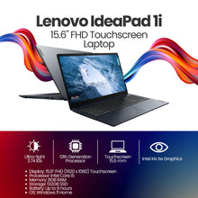 Lenovo IdeaPad 1 15.6" FHD Touchscreen Laptop - Intel Core i5 - 8GB Memory with 512GB SSD Storage (Abyss Blue) with Laptop Bags and 256GB microSDXC Card Bundle