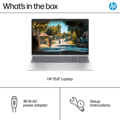 HP 15.6" Touch-Screen Laptop, Intel Core i5, 8GB Memory, 512GB SSD (NaSilver) with Splash Proof Wear Resistant Polyester Fiber Laptop Bag