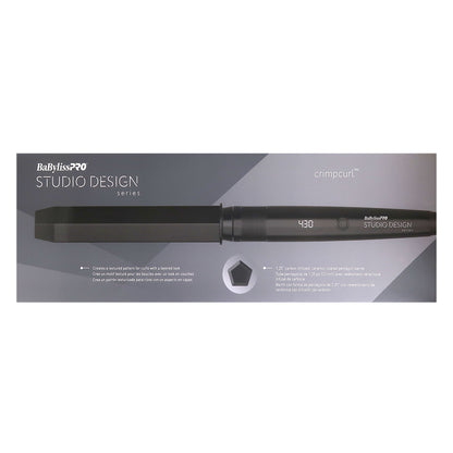 BaByliss Pro LIMITED EDITON Nano Titanium Ultra-Thin 1" Flat Iron #BNTMB4072TUC with BaByliss Pro Studio Design Series 1.25 Inch Crimpcurl #BCI005UC