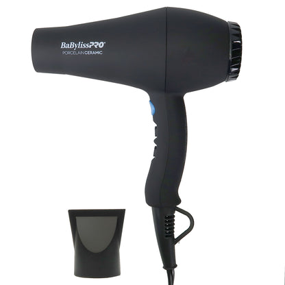 BaByliss Pro Porcelain Ceramic Gift Box (Dryer, Waver, Curling Iron) Black #BPPP7 with Texturizing Comb