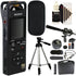 Sony PCM-A10 High-Resolution Audio Recorder Black + VidPro 1"Pr Shotgun Microphone Kit w/ Case and Accessory Kit