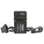 Canon EOS Rebel SL2 / 200D Replacement Battery and Charger Kit Replaces LP-E17 and LC-E17 - 2 Batteries and Chargers