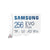 3x Samsung EVO Plus MicroSD 256GB, 130MBs Memory Card with Adapter