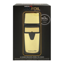 BaByliss Pro UVFOIL UV-Disinfecting Metal Double Foil Shaver #FXLFS2G (Gold)