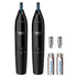 2x Philips Norelco Ultimate Comfort Nose Trimmer 1000 Battery Powered NT1605/60 for Nose, Ear and Eyebrows