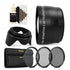 58mm Telephoto Lens with Accessory Kit for Canon DSLR Cameras