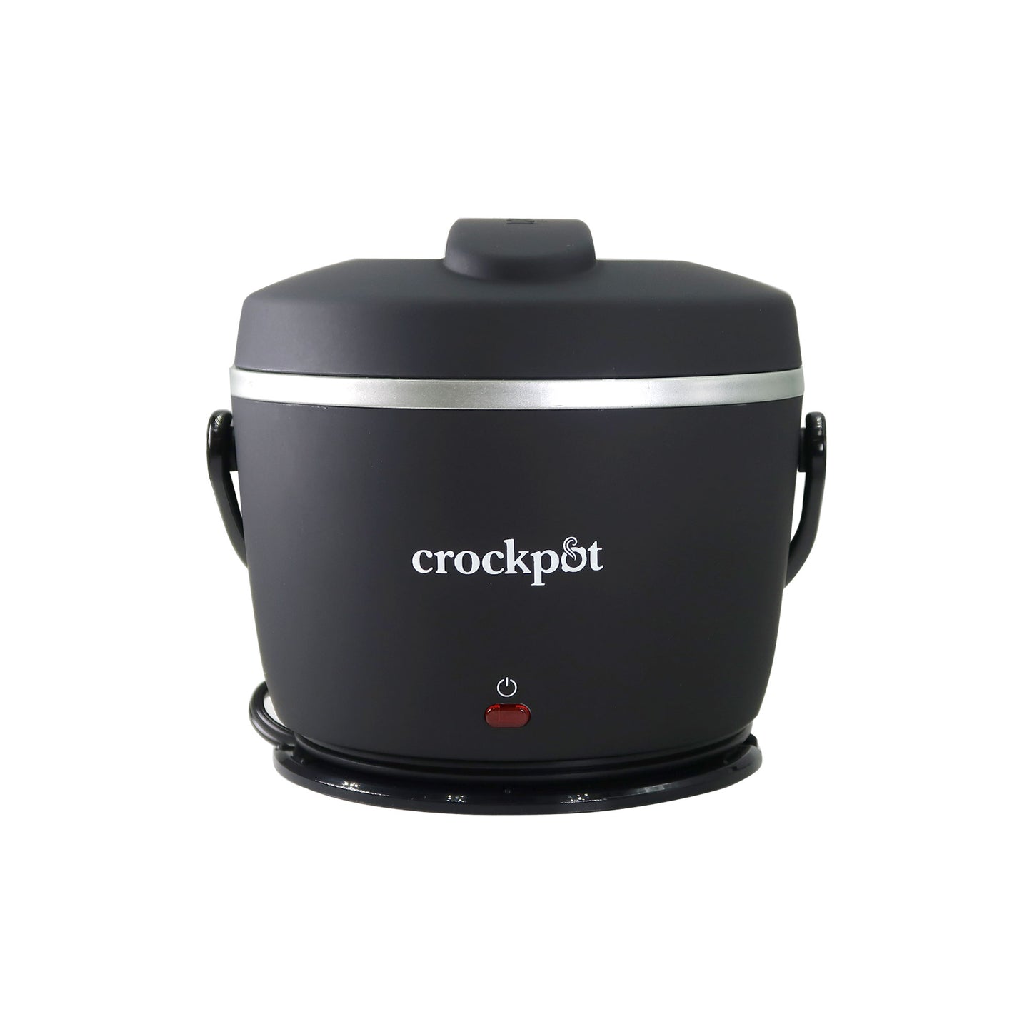 Crock-Pot Electric Lunch Box, Portable Food Warmer for On-the-Go, 20-Oz (591 mL), Black Licorice + 2x Cutlery Set + Easy & Delicious Crock-Pot Recipes