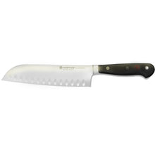 Wusthof Classic 7" Hollow Edge Santoku Kitchen Knife with Classic 6" Chef's Knife