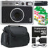 FUJIFILM INSTAX MINI EVO Hybrid Instant Camera (Black) + Film Pack, Case, 16GB Card & Card Reader