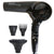 BaByliss Pro Studio Design Series Sensor Hair Dryer BCI800UC with Conair Pro Ceramic Tools Large Round Brush 2½