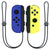 Nintendo Switch Joy-Con Controllers (Blue / Neon Yellow) with JLab Play Gaming Wireless Bluetooth Earbuds