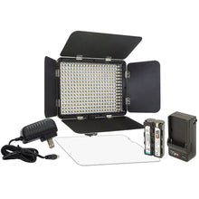 330 LED Varicolor Ultra Slim Photo Video Light with Accessory Bundle