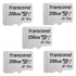 5x Transcend 256GB 300S UHS-I microSDXC Memory Card with SD Adapter