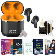 Boya BY-AP4 True Wireless Stereo Semi-In-Ear Earbuds with Charging Case + Software Bundle