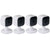 2x Blink Mini Compact Indoor Plug-In Smart Security Camera Works With Alexa – 2 Cameras (White)