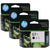 3x HP 67XL High Yield Black Original Ink Cartridge