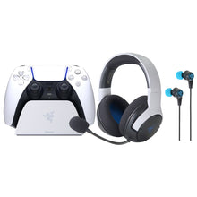 Razer Legendary Duo Bundle for PlayStation 5: Kaira Wireless Headset and Quick Charging Stand for PS5 (Controller Sold Separately) with JLab Gaming Wireless Earbuds