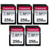 5x Transcend 256GB 300S UHS-I SDXC Memory Card